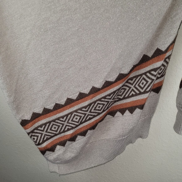 Romeo‎ & Juliet Couture Sweater Womens S Wool Tan Drape Front Open RJ24105 - Picture 3 of 11